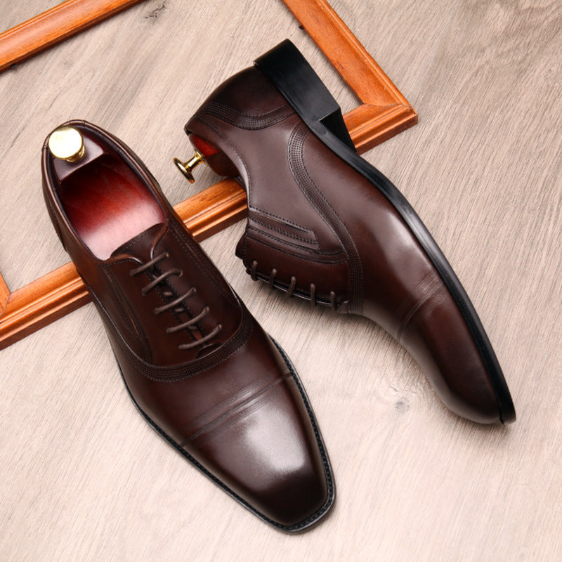 Fashion Mens Formal Leather Shoes - Stacey's Selections