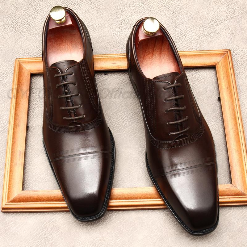 Fashion Mens Formal Leather Shoes - Stacey's Selections