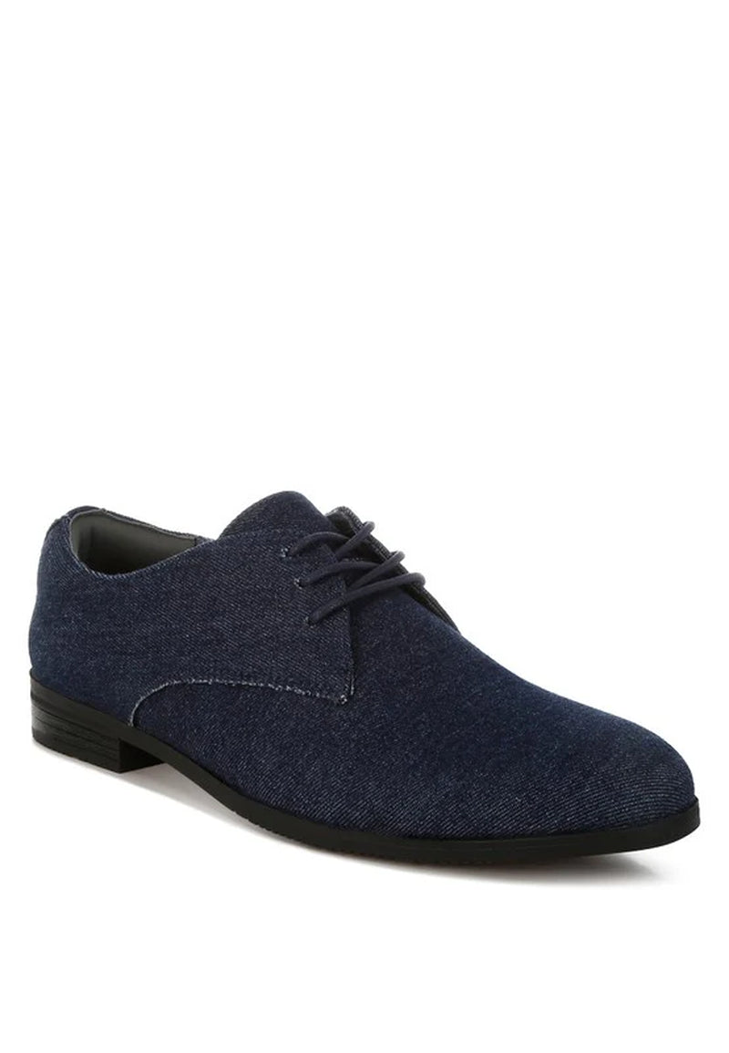 Zapier Men'S Denim Oxford Shoes