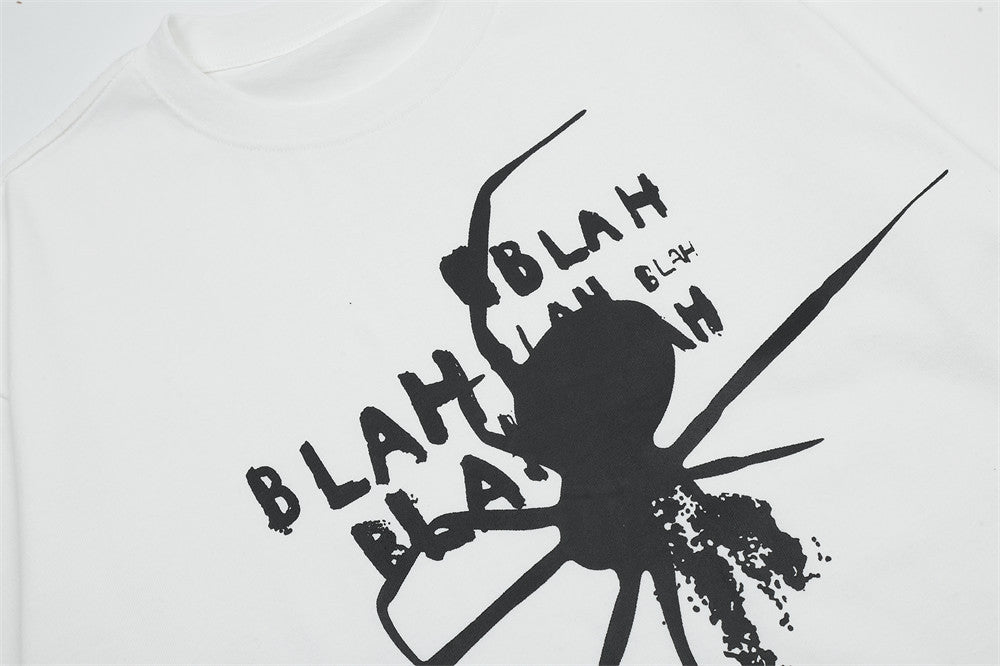 Niche Personality Spider Print T-shirt Men - Stacey's Selections
