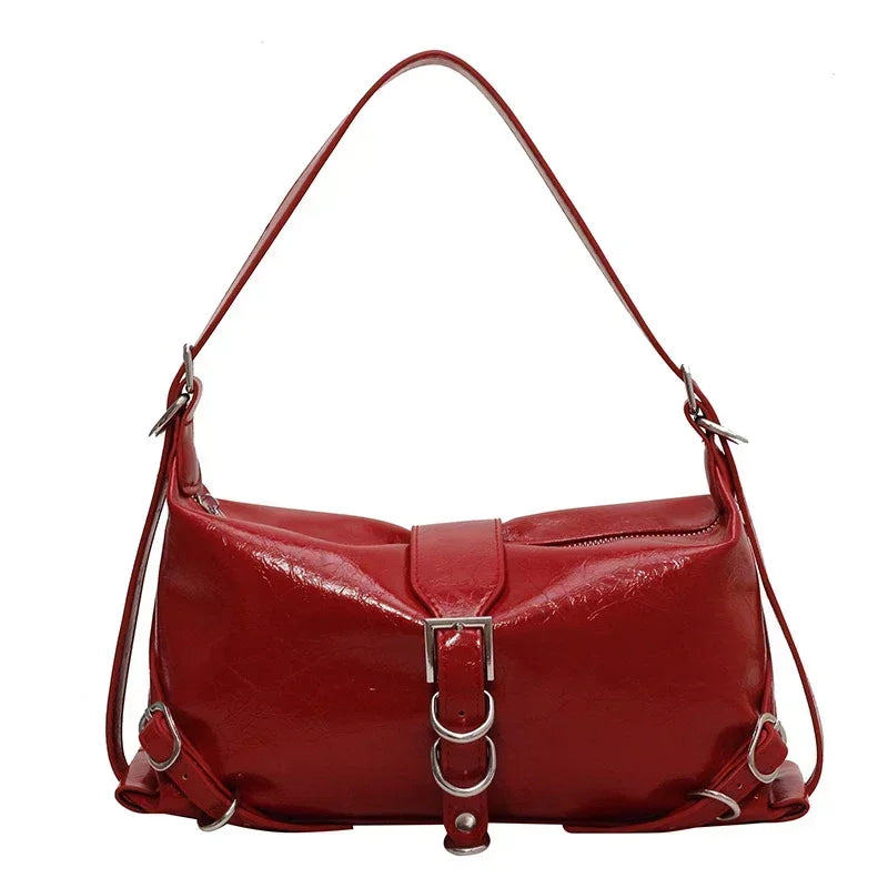 2025 High Quality Women's Bags Autumn New Fashion Simplicity High-capacity  Advanced Sense Shoulder Bag Solid Versatile Handbag