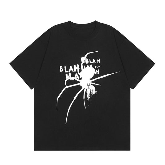 Niche Personality Spider Print T-shirt Men - Stacey's Selections