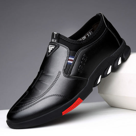 Leather Shoes Mens Leather Spring New Mens Business - Stacey's Selections